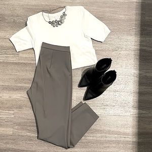 Banana Republic Grey Work Pant